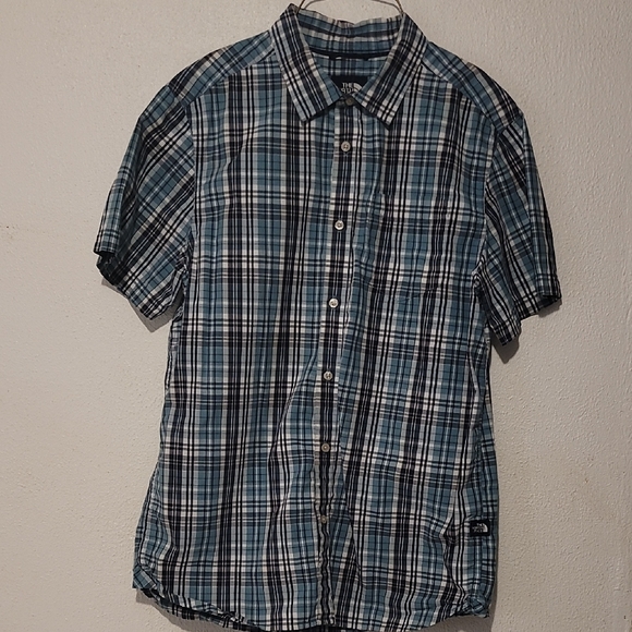 The North Face Other - The North Face Men's Blue and White Checkered Shirt